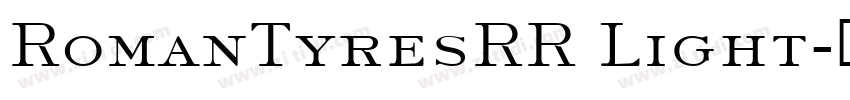 RomanTyresRR Light字体转换